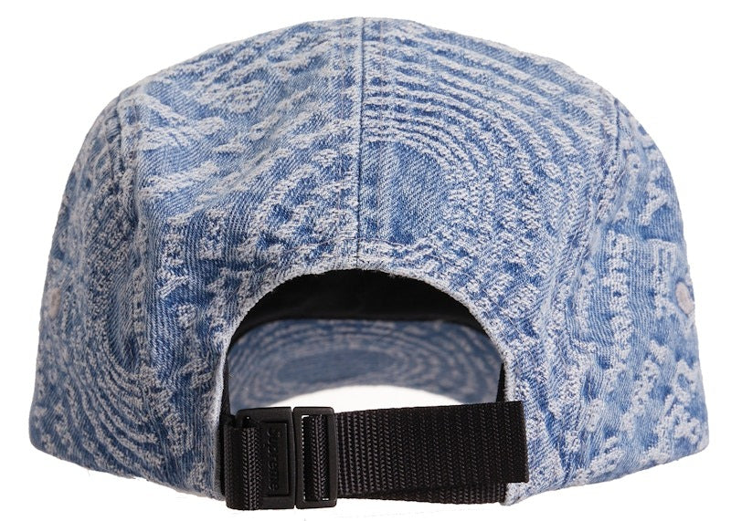 Supreme Circles Jacquard Denim Camp Cap
