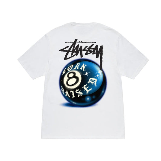 Stussy Born X Raised 8 Ball Tee