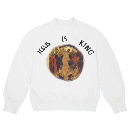 Kanye West Jesus Is King Painting II Crewneck White