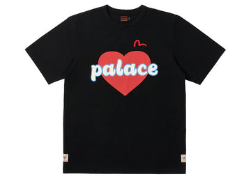 Palace x Evisu Heart T-shirt Black