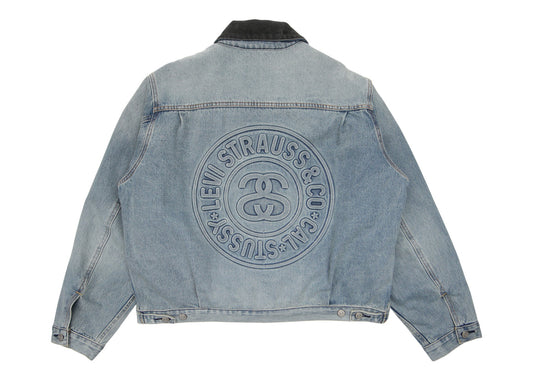 Stussy x Levi's Embossed Praglad Trucker Jacket