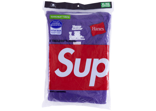 Supreme Hanes Tagless Tees (2 Pack)