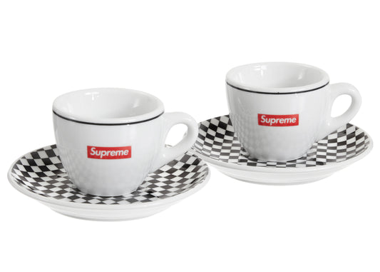 Supreme IPA Porcellane Aosta Espresso Set (Set of 2) Black