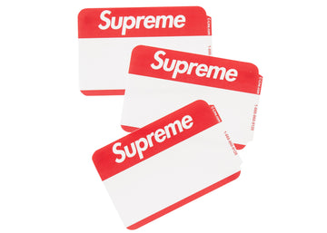 Supreme Name Badge Stickers (Pack of 100)