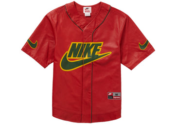 Supreme Nike Leather Baseball Jersey