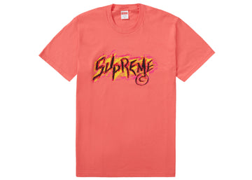 Supreme Scratch Tee Bright Coral