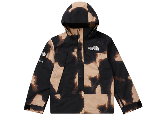 Supreme The North Face Bleached Denim Print Mountain Jacket