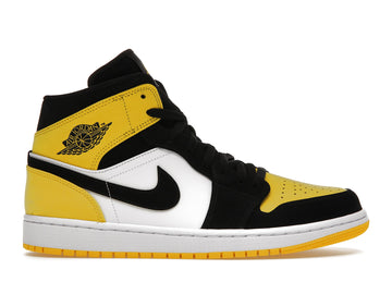 Jordan 1 Mid Yellow Toe Black