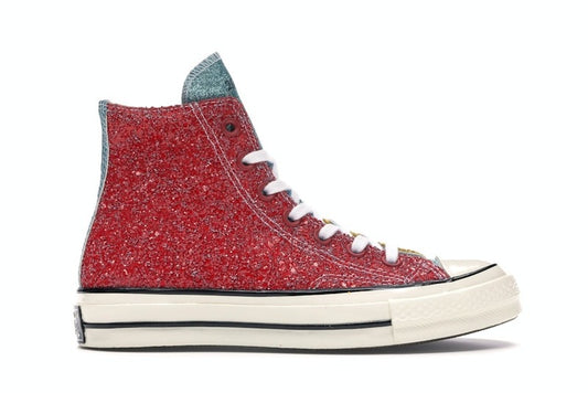 Converse Chuck Taylor All Star 70 Hi JW Anderson Glitter Yellow Red